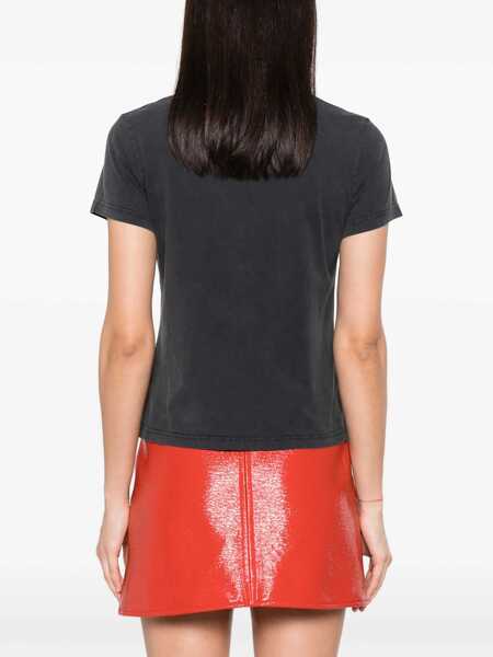 Tricouri COURRGES T-Shirt With Logo BLACK Femei (BM 15762158) 4