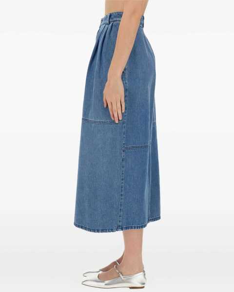 Fuste casual ALYSI Midi Skirt DENIM Femei (BM 15762164) 3