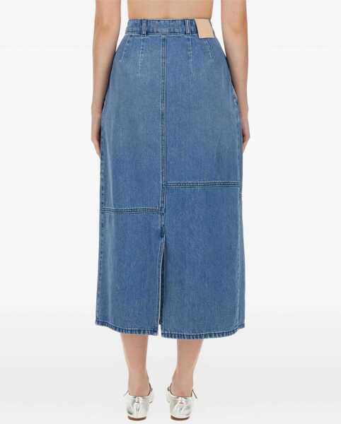 Fuste casual ALYSI Midi Skirt DENIM Femei (BM 15762164) 4