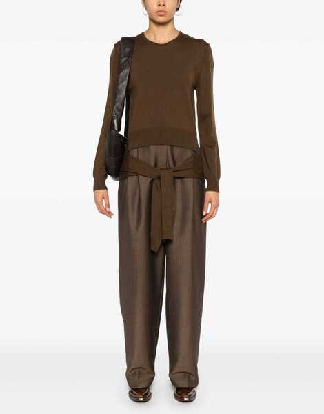 Pulovere LEMAIRE Wool Blend Sweater BROWN Femei (BM 15762359) 2