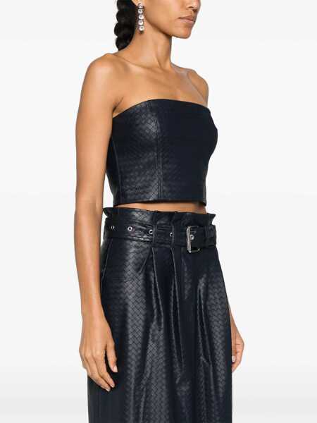 Bluze ROTATE Birger Christensen Crop Top BLUE Femei (BM 15762614) 3