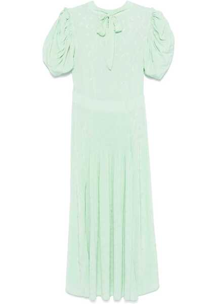 Rochii elegante ROTATE Birger Christensen Midi Dress GREEN Femei (BM 15762665) 2