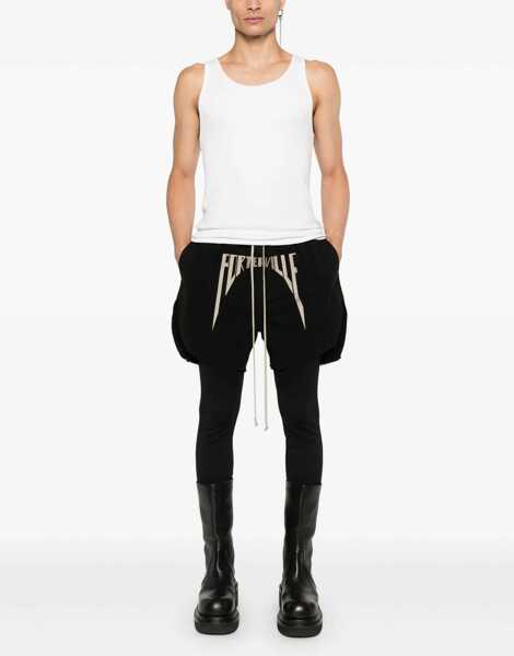 Pantaloni scurti Rick Owens Cotton Bermuda Shorts BLACK Barbati (BM 15762773) 2