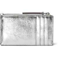 Portofele Tory Burch Dama - Portofele Tory Burch Card Holder Kira With Zipper SILVER Femei (BM 15762875) - B-mall.ro