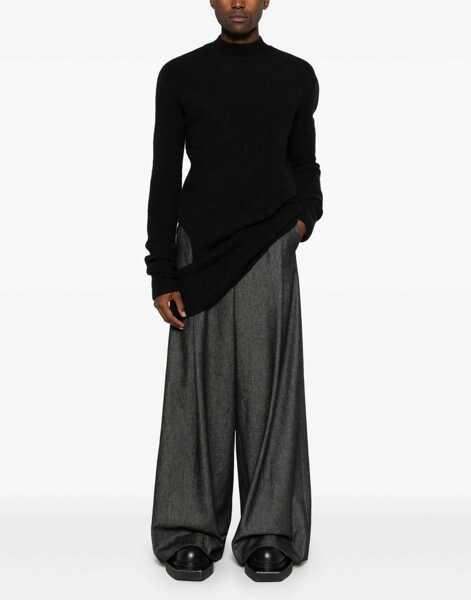 Pulovere casual Rick Owens Wool Jersey. BLACK Barbati (BM 15762977) 2