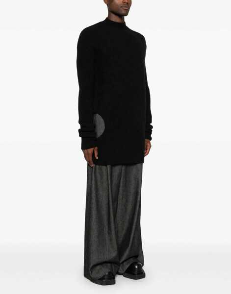 Pulovere casual Rick Owens Wool Jersey. BLACK Barbati (BM 15762977) 3