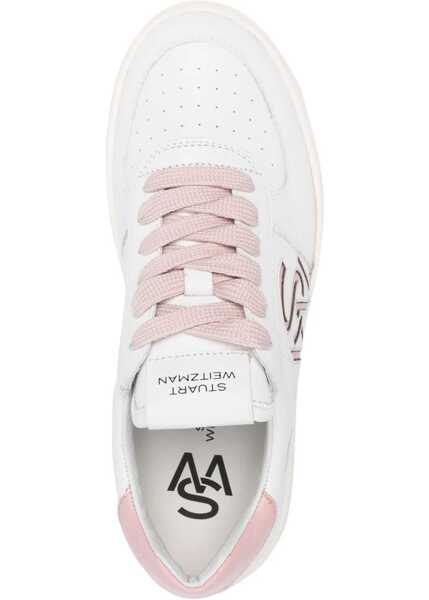 Sneakers Stuart Weitzman Sneaker With Logo WHITE Femei (BM 15763103) 4