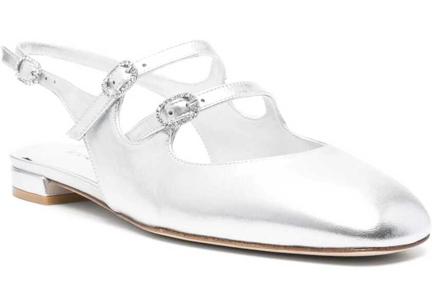 Balerini Stuart Weitzman Slingback Pumps Benni SILVER Femei (BM 15763112) 2