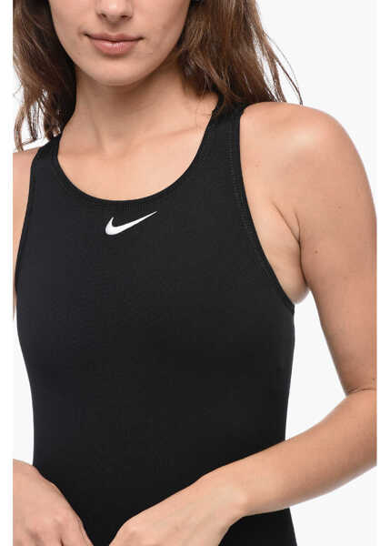 Costume de baie intregi Nike Swim Solid Color One-Piece Swimsuit With Zip Closure Black Femei (BM 15767447) 3