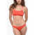 Nike Solid Color Bikini With Removable Padding Red