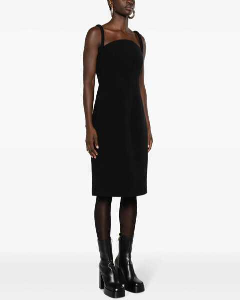 Rochii scurte Versace Sleeveless Dress With Round Neckline Black Femei (BM 15767651) 3