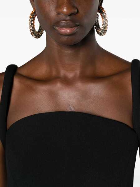 Rochii scurte Versace Sleeveless Dress With Round Neckline Black Femei (BM 15767651) 5