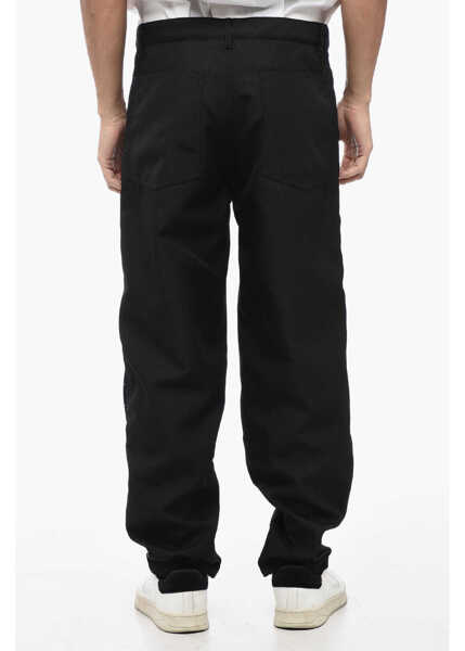 Pantaloni casual Comme des Garons Shirt Twill Cargo Pants With Belt Loops Black Barbati (BM 15767783) 2