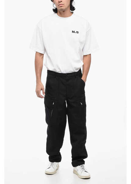 Pantaloni casual Comme des Garons Shirt Twill Cargo Pants With Belt Loops Black Barbati (BM 15767783) 4