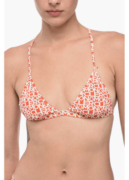 Costume de baie 2 piese Moncler Logoed Bikini Set With Adjustable Straps Orange Femei (BM 15767786) 3