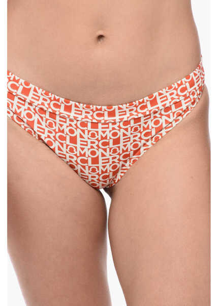 Costume de baie 2 piese Moncler Logoed Bikini Set With Adjustable Straps Orange Femei (BM 15767786) 4