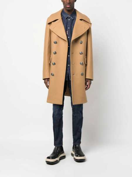 Camasi de blugi DSQUARED2 Denim Shirt With Snap Buttons Blue Barbati (BM 15767849) 2