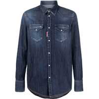 Camasi de blugi Denim Shirt With Snap Buttons Barbati