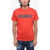 DSQUARED2 Cotton Crew-Neck T-Shirt With Logo Red