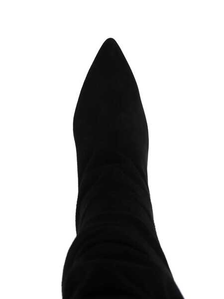 Bocanci Via Roma 15 GOLDEN V  STILETTO HEEL BOOTS Black   Femei (BM 15767990) 4