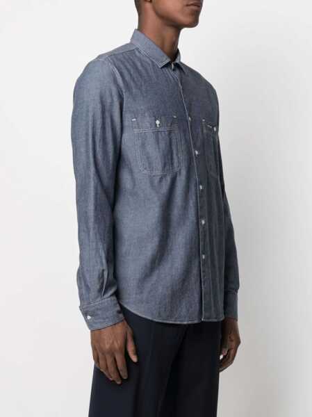 Camasi casual Aspesi MAN SHIRT Blue Barbati (BM 15767993) 3