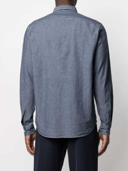 Camasi casual Aspesi MAN SHIRT Blue Barbati (BM 15767993) 4