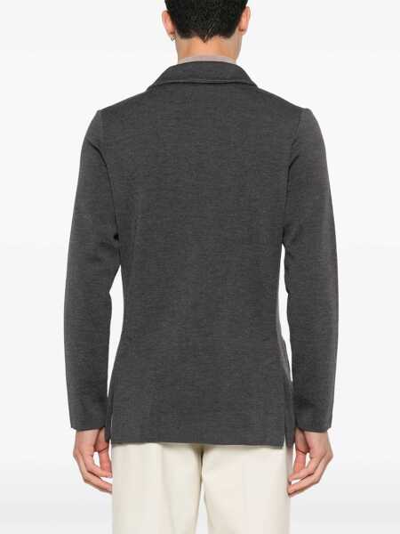 Paltoane Lardini MAN KNITTED JACKET Multicolor Barbati (BM 15768047) 4