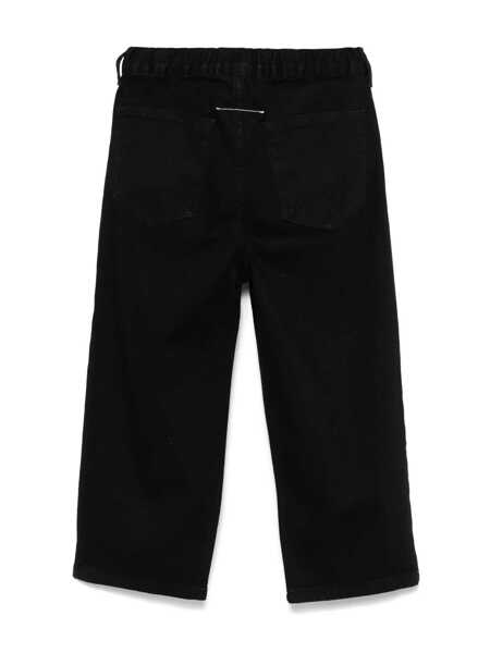 Blugi drepti MM6 Maison Margiela 5 pockets Black   Baieti (BM 15768071) 2