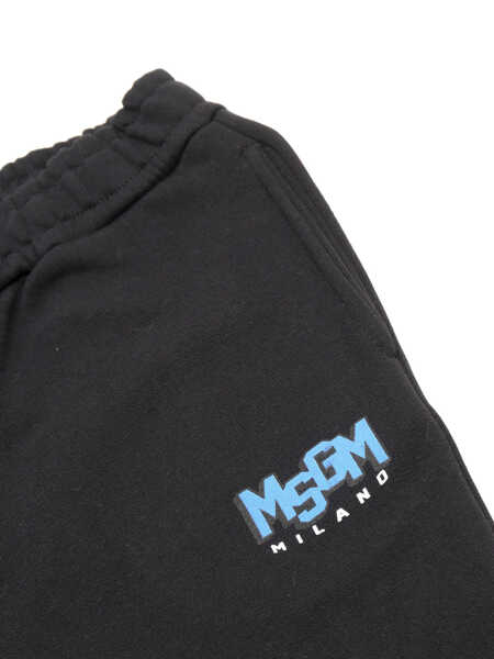 Pantaloni MSGM FLEECE PANTS BOY NERO/BLACK Black   Baieti (BM 15768119) 3