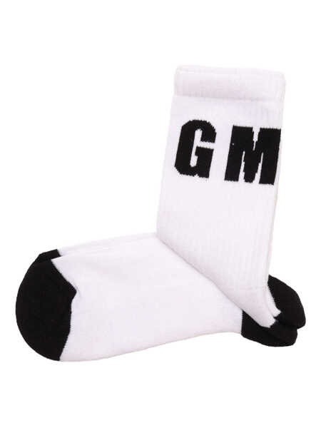 Sosete MSGM SOCKS UNISEX BIANCO/WHITE White Fete (BM 15768152) 2