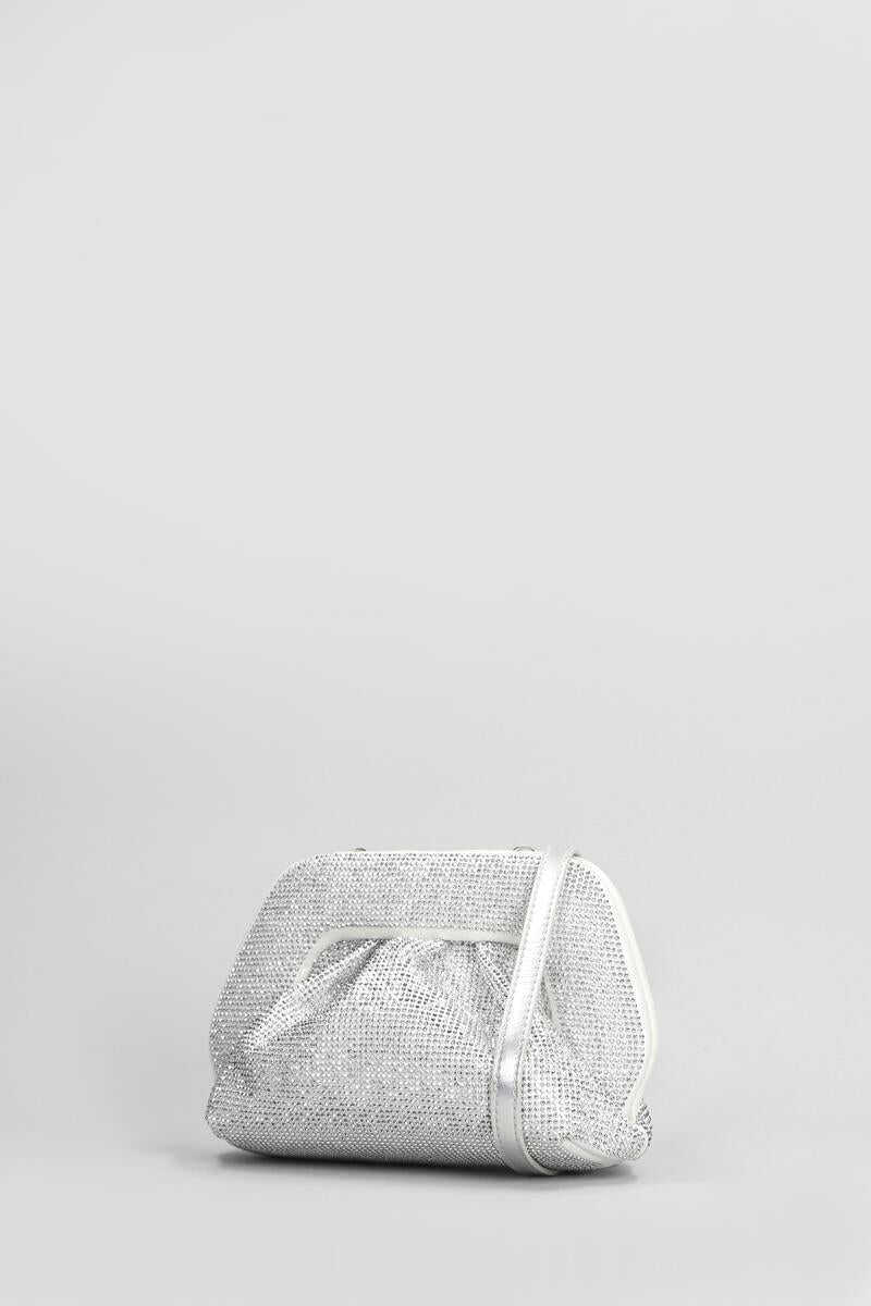 Genti mini THEMOIR Themoir Gea Strass Clutch SILVER Femei (BM 15770570) 2