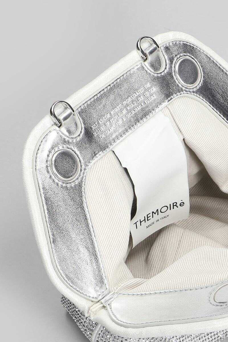 Genti mini THEMOIR Themoir Gea Strass Clutch SILVER Femei (BM 15770570) 4