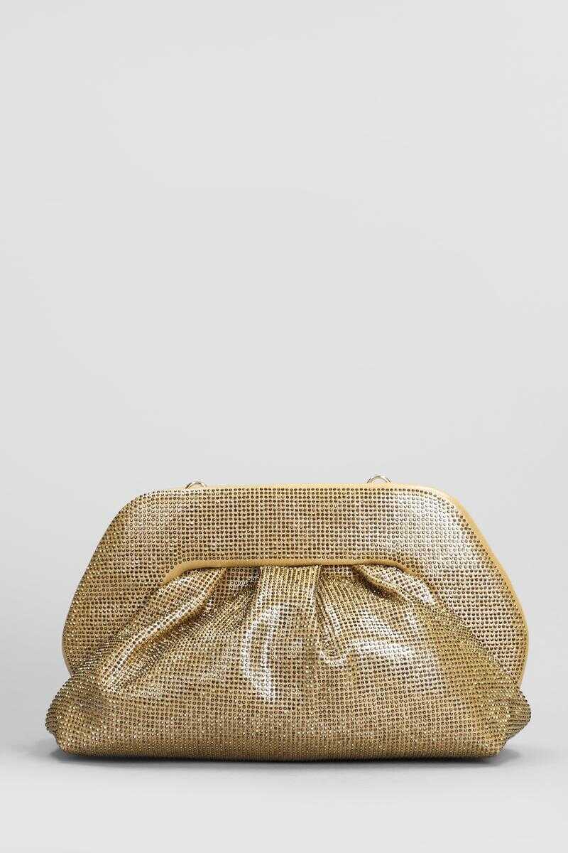 Genti mini THEMOIR Themoir Tia Strass Clutch GOLD Femei (BM 15770582) 3