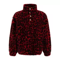 Geci Alexander McQueen Leopard Print Fleece Jacket Barbati