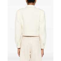 Imbracaminte Dama pagina 259 - Geci Givenchy Givenchy Short Tweed Jacket With 4G Detail WHITE Femei (BM 15774080) - B-mall.ro