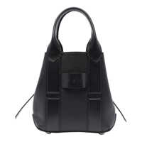 Genti de mana Hogan Hogan Script Small Leather Tote Bag Femei