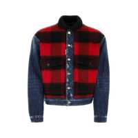 Geci DSQUARED2 Jeans And Check Pattern Jacket Barbati