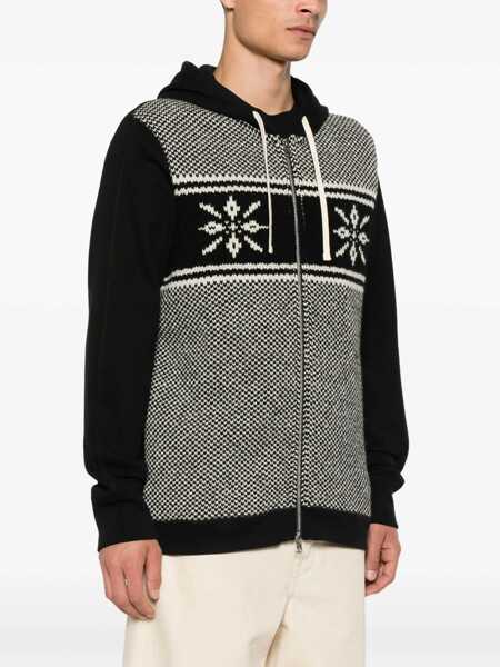 Bluze de trening JUNYA WATANABE Junya Watanabe Jacquard Insert Hoodie Multicolor Barbati (BM 15778769) 3