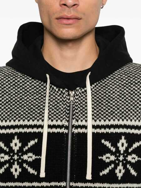 Bluze de trening JUNYA WATANABE Junya Watanabe Jacquard Insert Hoodie Multicolor Barbati (BM 15778769) 5