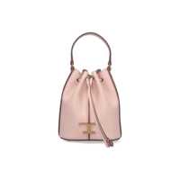 Genti de mana Tod'S Pink Leather Satchel Femei