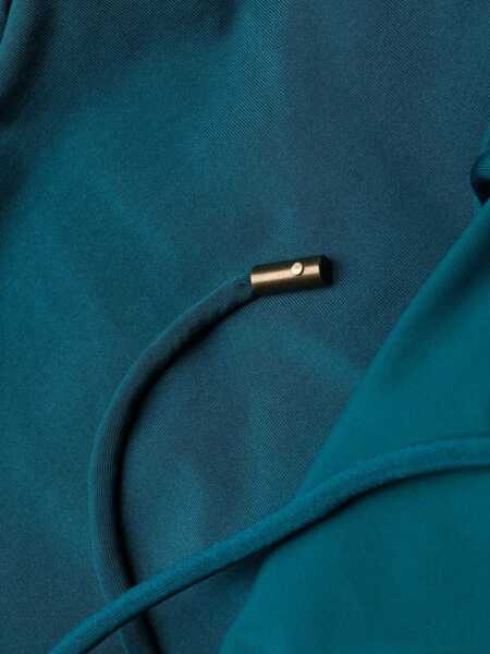 Costume de baie intregi Saint Laurent Solid Color Halterneck One-Piece Swimsuit Blue Femei (BM 15779147) 3