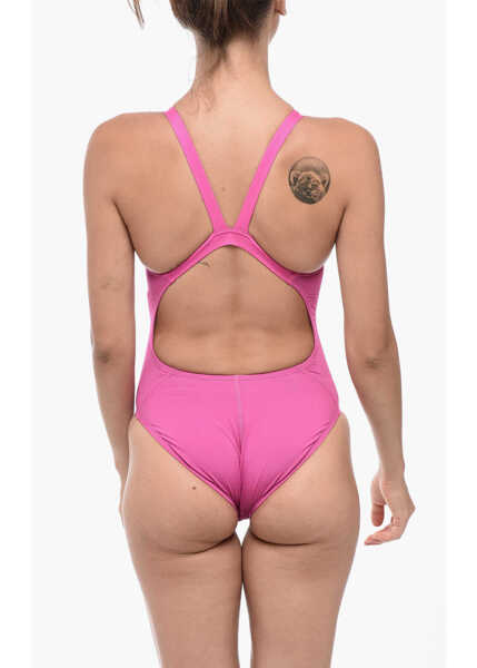 Costume de baie intregi Nike Swim Solid Color One-Piece Swimsuit With Embroidered Logo Pink Femei (BM 15779156) 2