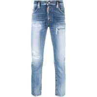 Blugi drepti Distressed Skater Demis With Belt Loops 15,5Cm Barbati