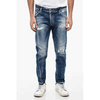 Blugi drepti Vintage Effect Distressed Sexy Twist Jeans 16Cm Barbati