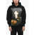 1989 STUDIO Cotton Hoodie Sweatshirt With Maxi Print Black