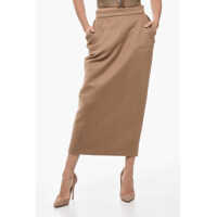 Fuste lungi Sfilata Camel Babele Longuette With Flush Pockets Femei