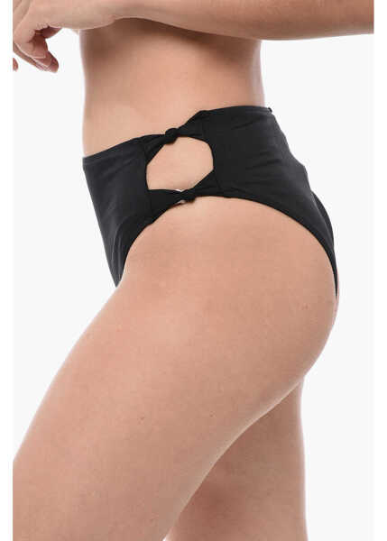 Bikini AllSaints High-Waisted Emma Bikini Bottom With Cut-Out Detail On The S Black Femei (BM 15780059) 3