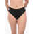 AllSaints High-Waisted Emma Bikini Bottom With Cut-Out Detail On The S Black