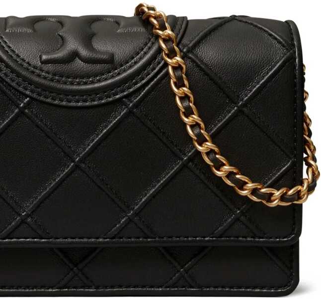 Portofele Tory Burch Fleming Wallet BLACK Femei (BM 15780158) 4