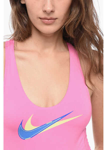 Costume de baie intregi Nike Swim Solid Color One-Piece Swimsuit With Crossed Straps Pink Femei (BM 15780224) 3